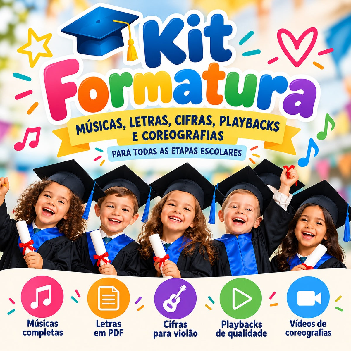 KIT Músicas de Formatura (20 músicas)